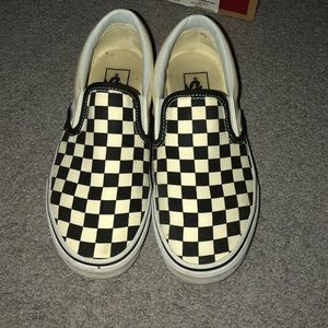 Vans Classic Checkerboard Slip Ons